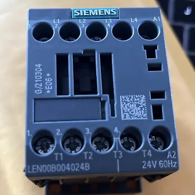 Buy New Open Package Siemens Len00b004024b 24v 60hz Lighting Contactor  • 220$
