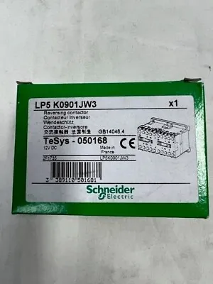 Buy SCHNEIDER ELECTRIC LP5K0901JW3 Reversing Contactor, 9A, 1.5HP, 12VDC Coil • 75$