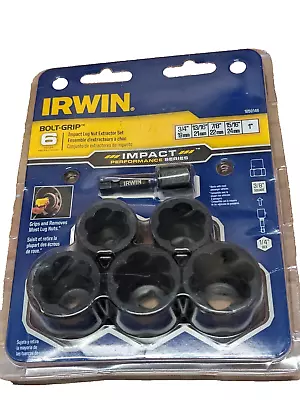 Buy IRWIN 6 Piece Damaged Lug Nut Socket Set - Impact 19mm-24mm • 59$