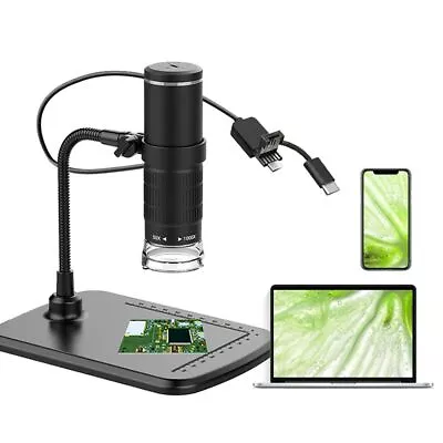 Buy 1000X Digital Microscope HD LED USB WiFi Microscope For Smartphone PCB • 23.05$