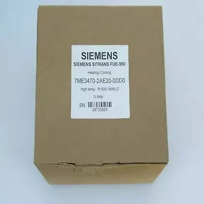 Buy New SIEMENS Heat Meter Energy Calculator 7ME3470-2AE20-0DD0 One Year Warranty • 1,075.48$