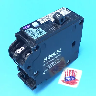 Buy New Circuit Breaker Siemens Q115DFNP 15 Amp Dual AFCI/GFCI Plug On Neutral READ • 44.99$