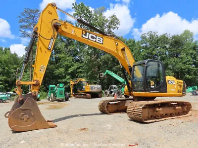 Buy 2015 JCB JS220LC Hydraulic Excavator Trackhoe Crawler Cab Aux Hyd Bucket Bidadoo • 15,100$
