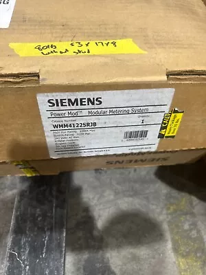 Buy New Siemens Meter Stack Wmm41225rjb  1200 225 Amp 208v/120v 240v 120v Power Mod • 2,799$
