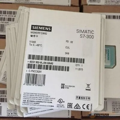 Buy New Siemens 6ES7 953-8LJ30-0AA0 6ES7953-8LJ30-0AA0 SIMATIC S7, Micro Memory Card • 165.35$