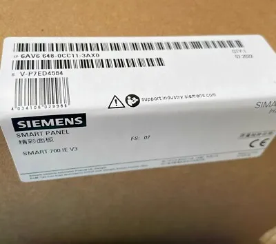 Buy SIEMENS 6AV6648-0CC11-3AX0 HMI New In Box 6AV66480CC113AX0 Expedited Shipping • 267$
