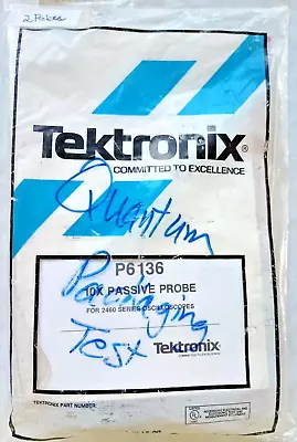 Buy Matched PAIR Tektronix Probes P6136 For 2431L 2439 2455A 2455B  2465A 2467 ++NEW • 220$