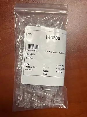 Buy OEM PCR Microvials 144709- 100 Pack For Beckman Coulter PA800 Plus New • 196$