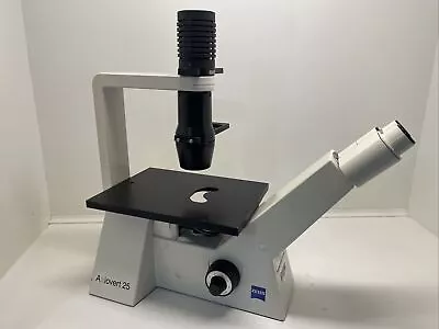 Buy Carl Zeiss Axiovert 25 Inverted Phase Contrast Microscope • 497$