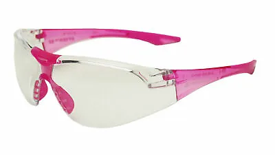 Buy Delta Plus Elvex Avion Slim Fit Kids Safety/Shooting Glasses Clear Lens/Pink • 10.95$