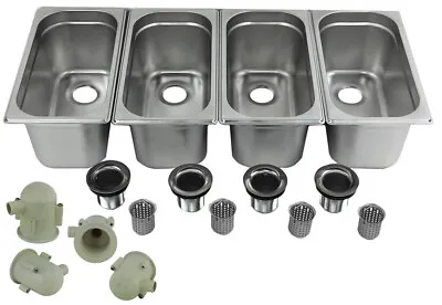 Buy Concession Sink 4 Compartment Portable Food Truck Trailer 4 Drain Traps • 119$