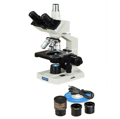 Buy OMAX 40X-2500X LED Digital Lab Trinocular Compound Microscope With 5MP Camera • 329.99$