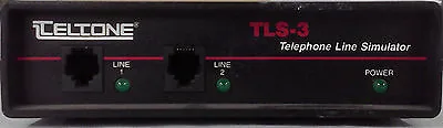 Buy TELTONE TLS-3 2 LINE TELEPHONE SIMULATOR Model: TLS-3A-01  P/N 250-00198-01 • 3,500$