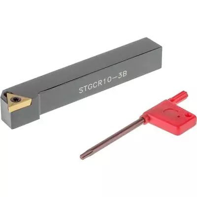 Buy Grizzly T10856 Turning Toolholder STGCR 5/8  X 4 , 1-Deg. Cutting Angle, RH • 41.95$
