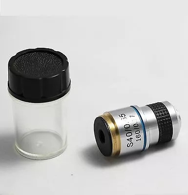 Buy New 40X Achromatic Objective Lens With Spring For Biological Microscope ProScope • 14.73$