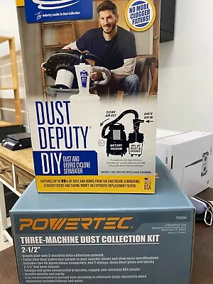 Buy Dust Deputy + Powertec Dust Collection System For Shops/Garages • 100$