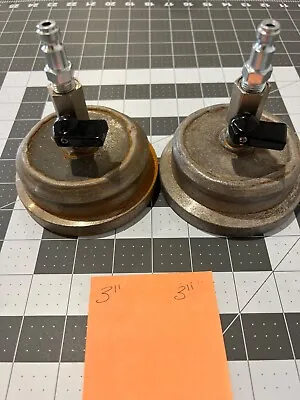 Buy Concrete Pump Parts TWO 3   Clean Out Cap With Valve & Air Fitting • 106$