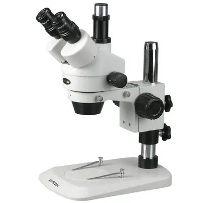 Buy AmScope SM-1TN 7X-45X Trinocular Industrial Inspection Zoom Stereo Microscope • 347.99$