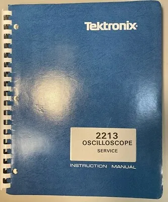 Buy Tektronix 2213 Oscilloscope Service Instruction Manual • 14$