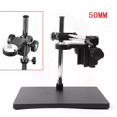 Buy Digital Microscope Camera Table Stand Holder Lift Bracket Lab Dual Arm Set 50mm • 79.80$