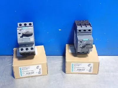 Buy Euc-lot Of 2 Circuit Breaker Siemens 3rv2011-4aa10 10-16a 50hz • 19.99$