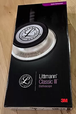 Buy NEW Littmann Classic III Stethoscope - 5620 27  Black Tube Dr Nursing Medical  • 90$