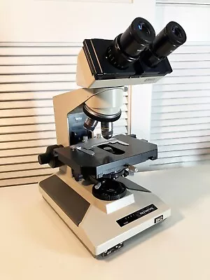 Buy Rebuilt Olympus BH-2 Microscope With Binocular Head And 4x & 10x Objectives • 475$