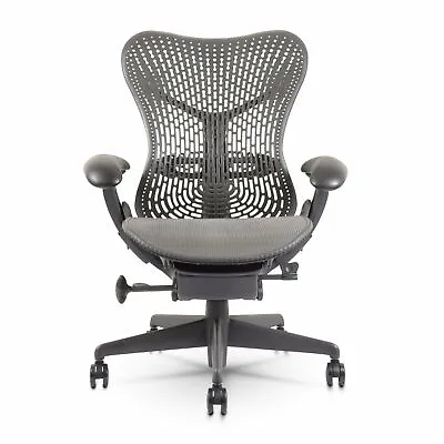 Buy Herman Miller Mirra Chair (Renewed) | Grey • 503.20$