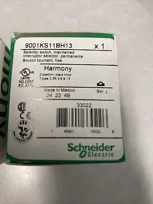 Buy Brand New Schneider Electric Harmony 9001ks11bh13 Ser. L Selector Switch • 50$