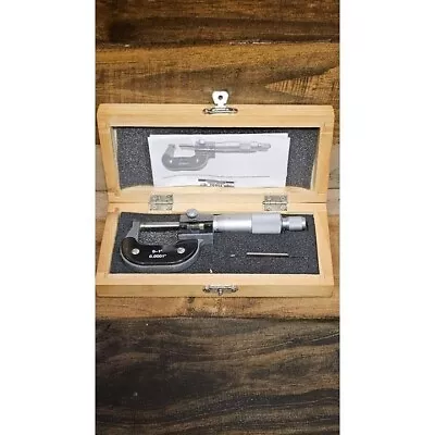 Buy Cen-Tech 00885 Digital Micrometer 0-1” Range In Original Wood Box • 22.49$
