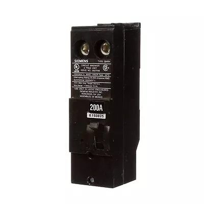 Buy Siemens QN2200RH 200-Amp 2 Pole 240-Volt Circuit Breaker • 245.63$