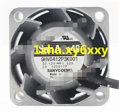 Buy For 9HV0412P3K001 SanAce DC 12V 1.52A 40*40*28MM 4-Wire PWM Cooling Fan #1z • 28.35$