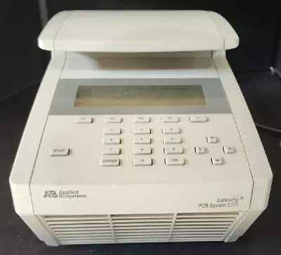 Buy Applied Biosystems Geneamp PCR System 2700 ABI 96-Well Thermal Cycler • 399.99$