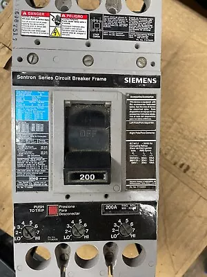 Buy Siemens FD63F250 200 Amp Circuit Breaker • 150$