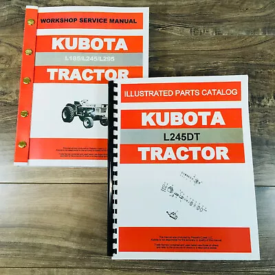 Buy Kubota L245Dt Tractor Service Manual Parts Set Catalog Repair Shop Workshop 4Wd • 66.97$