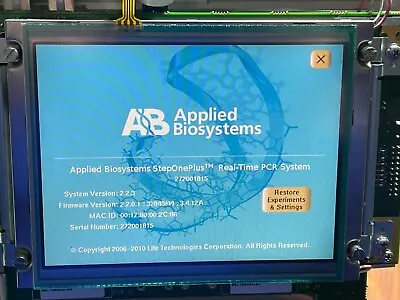 Buy Applied Biosystems ABI StepOne & StepOne Plus Only Touch Screen • 680$