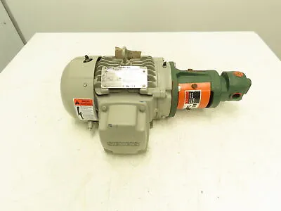 Buy Roper 33AM03 Type 2 Fuel Transfer Gear Pump 1Hp Siemens Motor 1165 RPM 460V 3PH • 649.99$