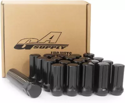 Buy 1/2 20 Lug Nuts Black Spline,  1/2-20 Closed End Acorn Tuner Lug Nuts 2 Inch (50 • 39.99$