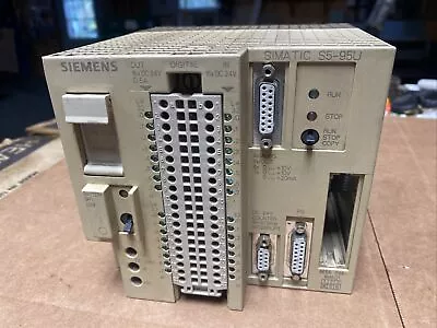 Buy Siemens Simatic S5-95u Cpu Module Programmable Controller 6es5 095-8ma01 • 299$