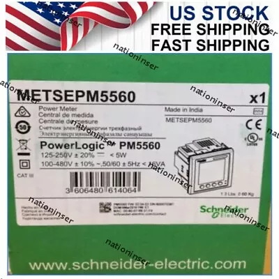 Buy New Schneider METSEPM5560 Multifunctional Instrument PM5560 Power Logic Meter • 779$