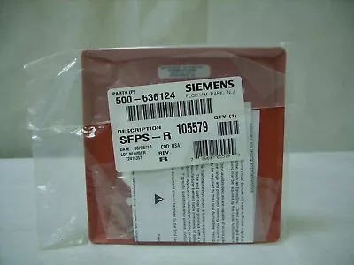 Buy SIEMENS - Semi Flush Aluminum Fire Alarm Candela Strobe Mounting Plate SFPS-R • 12.99$
