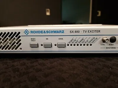 Buy Rohde & Schwarz SX 800 Tv Exciter 2095.1502.81  • 955$