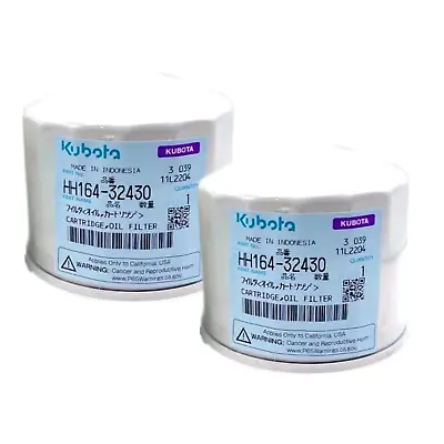 Buy Kubota HH164-32430 Oil Filter (2 Pack) • 32.94$
