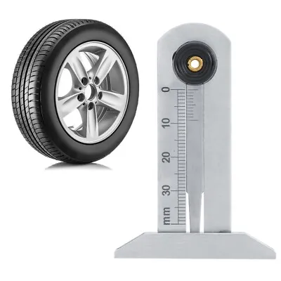 Buy Tire Tread Depth Gauge Meter StainlessSteel Vernier Caliper Measuring Tool0-30mm • 9.22$