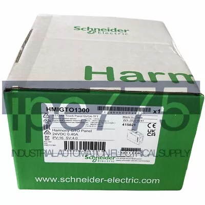 Buy New Sealed Schneider Electric HMIGTO1300 Harmony GTO Advanced Panel, 3.5-inch • 459.80$
