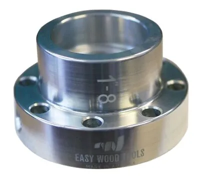 Buy Easy Wood Tools F420 1  Diameter X 2  - 8 TPI  Bright Aluminum Faceplate F420 • 26.99$