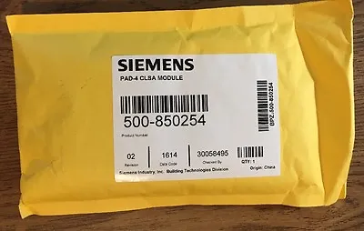 Buy Siemens PAD-4-CLSA Module NAC Extender Circuit Board 500-850254 Fire Alarms • 14.45$