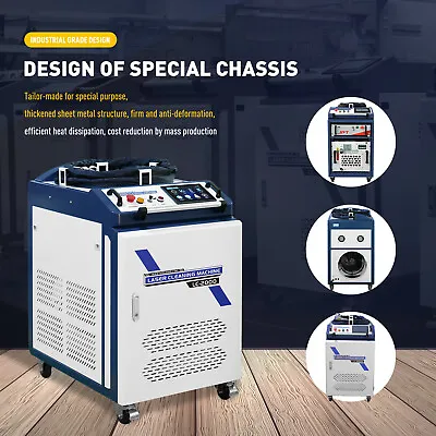 Buy 2KW Laser Cleaning Machine Auto Parts Rust Oil Paint Removal Metal Cleaner 220V • 16,399$