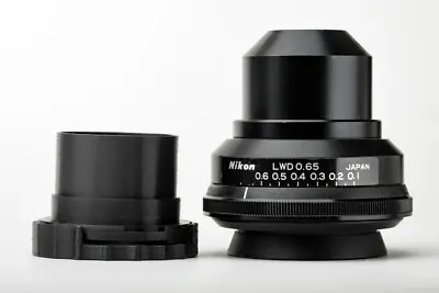 Buy Nikon LWD 0.65 Microscope Condenser Darkfield Polarizing Oblique Insert Set • 48.50$