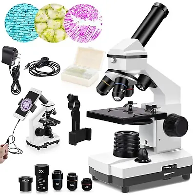 Buy Compound Microscope Powerful Biological Microscopes For School Laboratory Home • 65.45$
